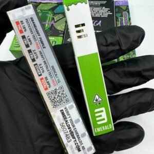 EMERALD 1G DISPOSABLE – LIVE RESIN + LIQUID DIAMOND