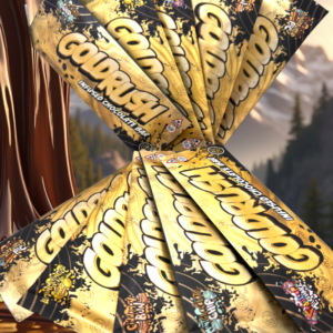 2,400mg Gold Rush Infused Chocolate Bar